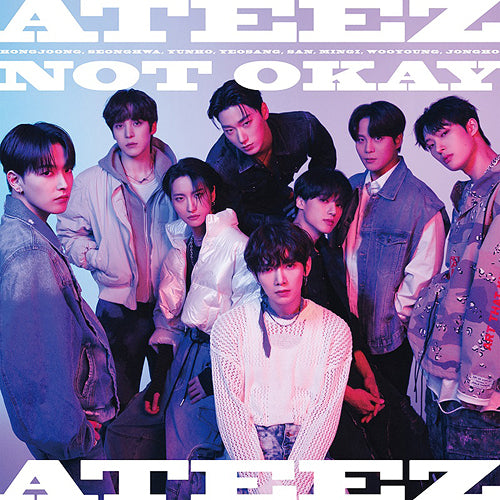 ATEEZ 3rd Japanese Single Album [Not Okay] with POB *Pre-Order*